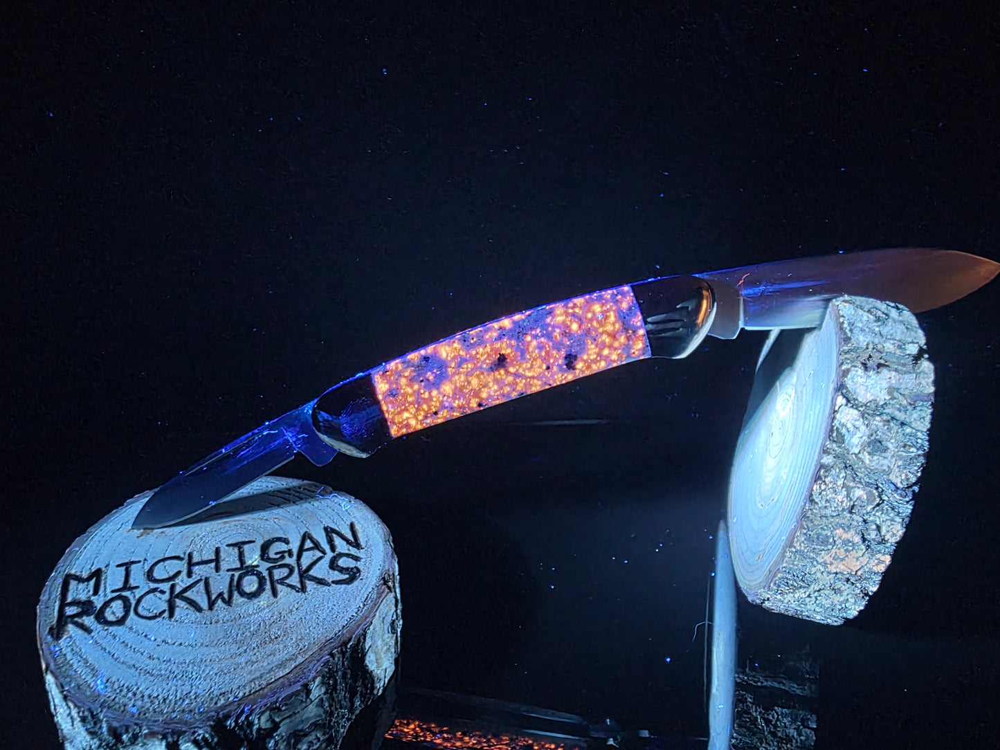 Yooperlite Buck Canoe Folding Pocket Knife #158