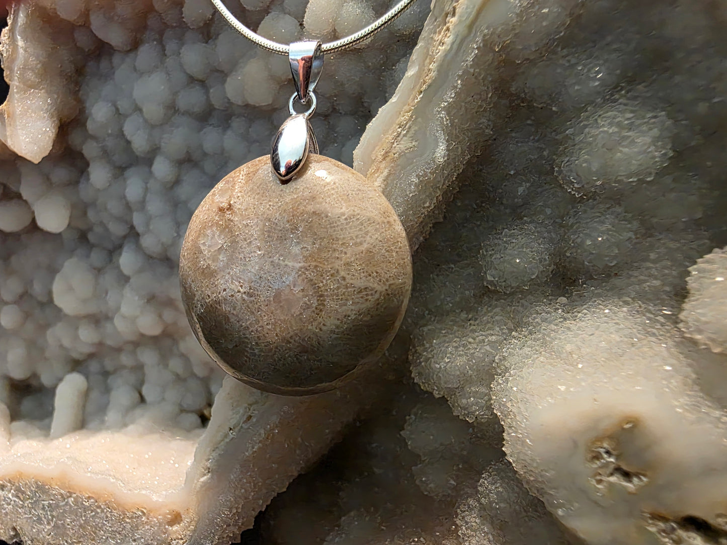 Petoskey Stone Pendant #190
