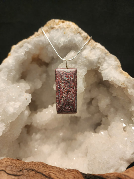 Fordite Pendant #76