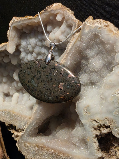 Copper Ore Pendant #146