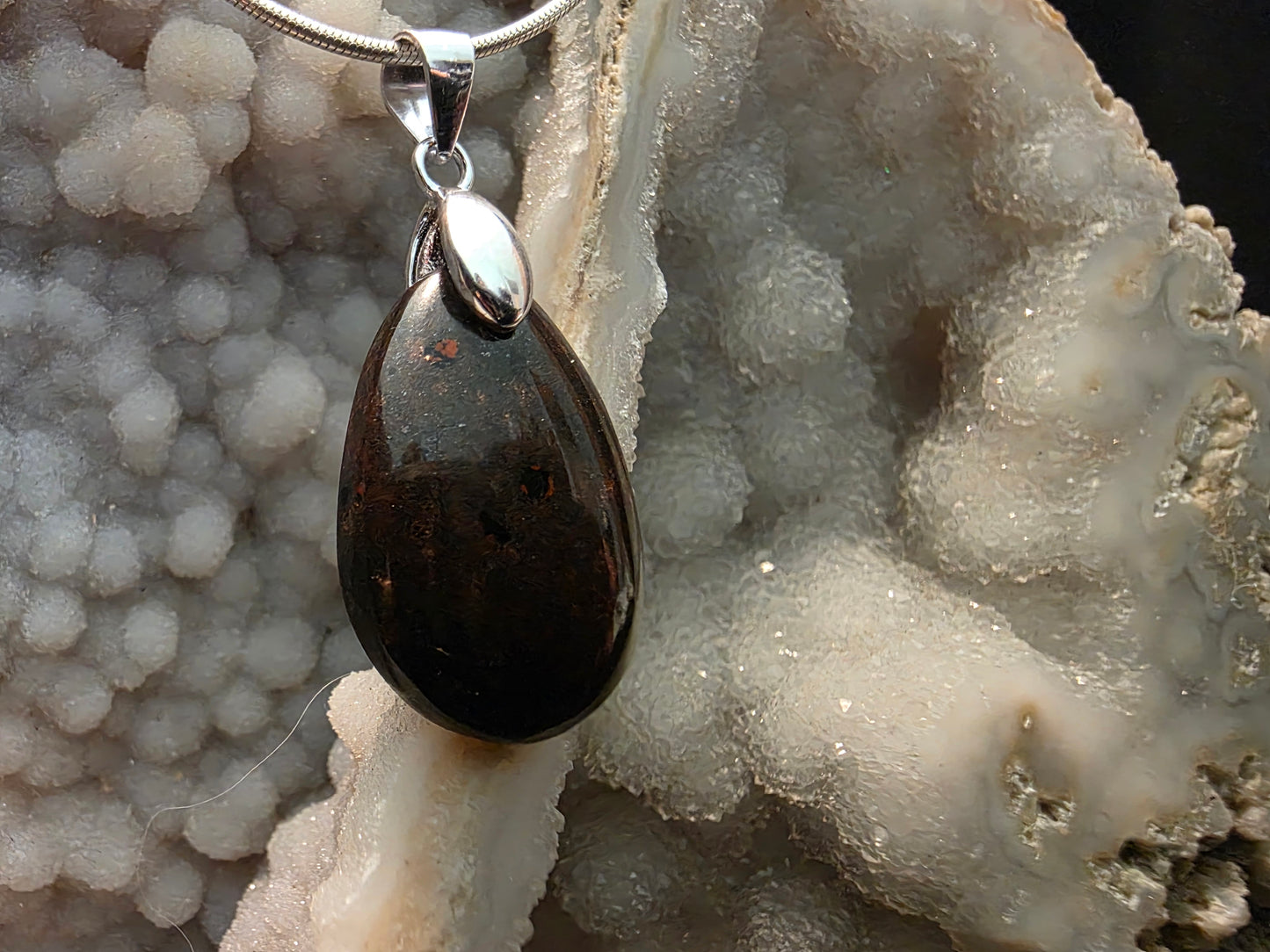 Native Copper in Matrix Pendant #189