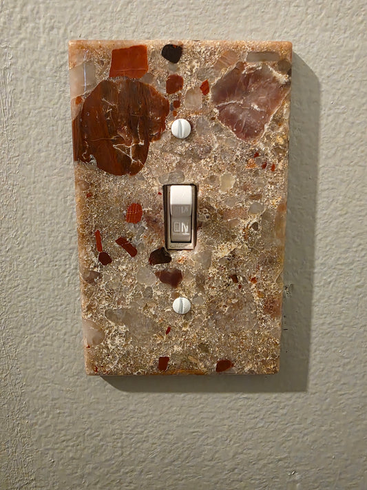 Michigan Pudding Stone Light Switch Cover #138