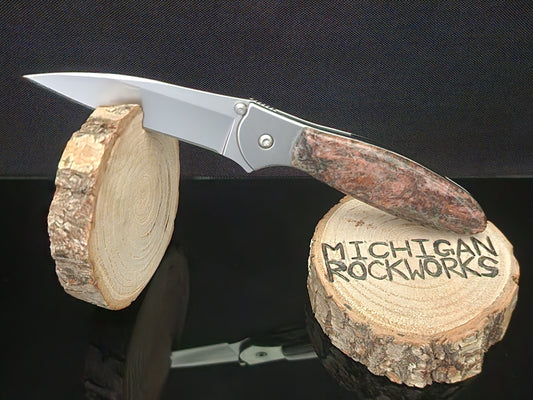 Native Copper Kershaw Leek 1660 Pocket Knife #13