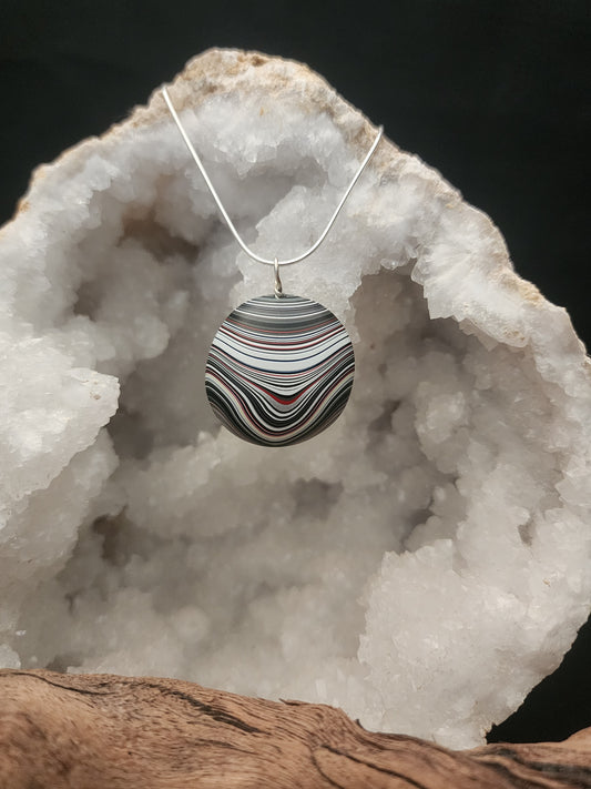 Fordite Pendant #61