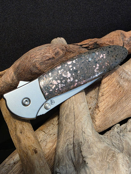 Native Copper in Matrix Kershaw Leek Composite Blade Folding Pocket Knife (Model 1660CB) #160
