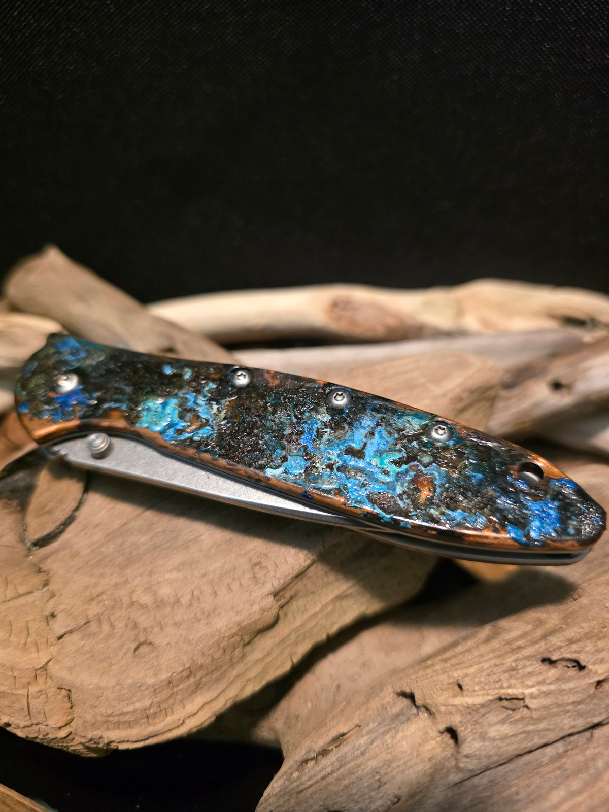 Shipwreck Copper Kershaw Leek Folding Pocket Knife(Model 1660CU) #237
