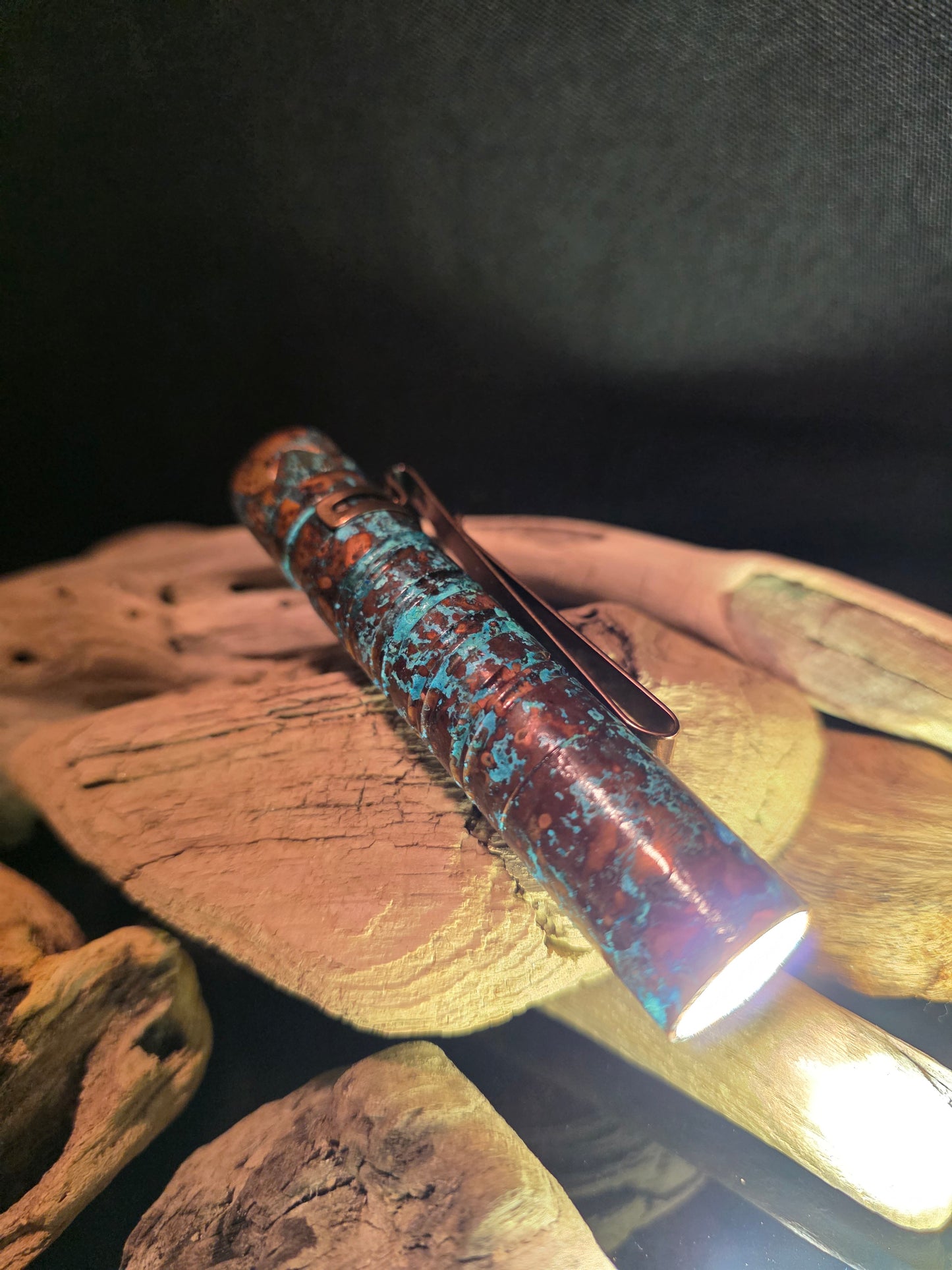Shipwreck Copper Olight Flashlight (Model i 5R EOS Cu)#205