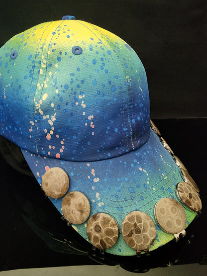 Petoskey Stone Ball Marker with Hat Clip