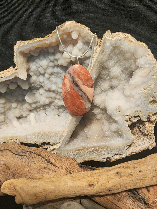 Chatoyant Mooseblood Kona Dolomite Pendant #105