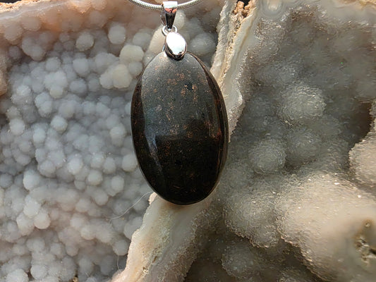 Native Copper in Matrix Pendant #188