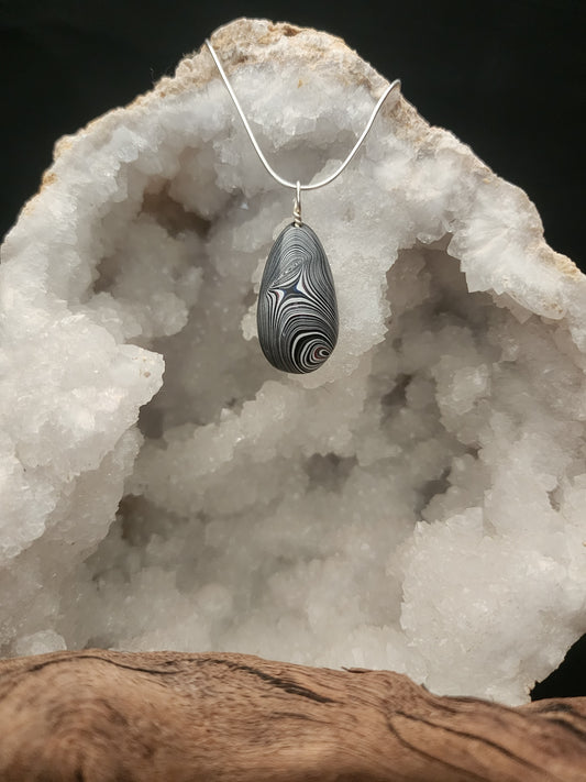 Fordite Pendant #58