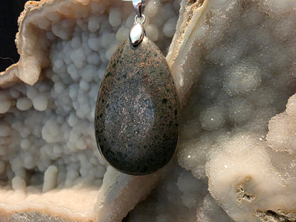 Native Copper in Matrix Pendant #186