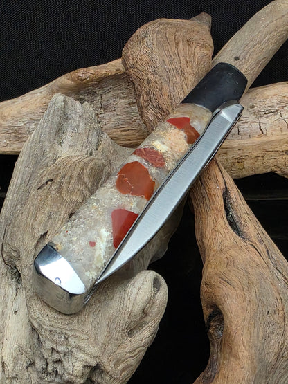 Pudding Stone Kershaw Allegory 2 Blade Folding Pocket Knife (Model 4385) #155