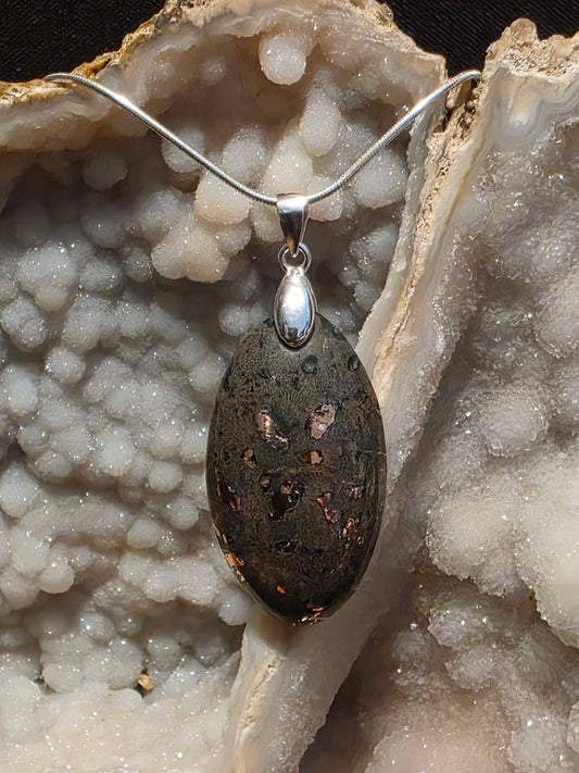 Copper Ore Pendant #148