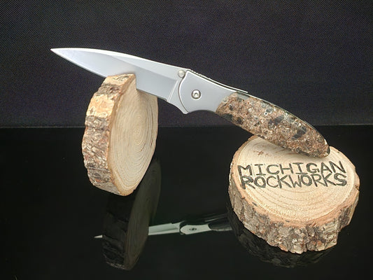 Turritella Agate Kershaw Leek 1660 #5