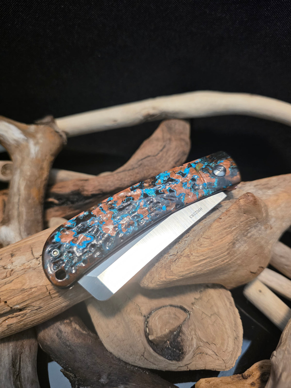 Rough Ryder Apta Shipwreck Copper Folding Pocket Knife (Model RR2283) #226
