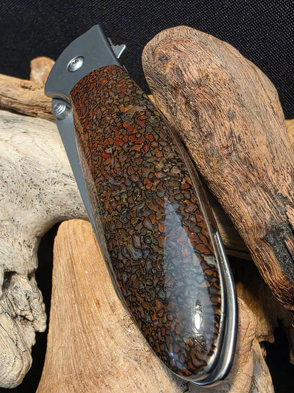 Gem Bone Kershaw Random Leek (Model 1660R) Folding Pocket Knife (#159)